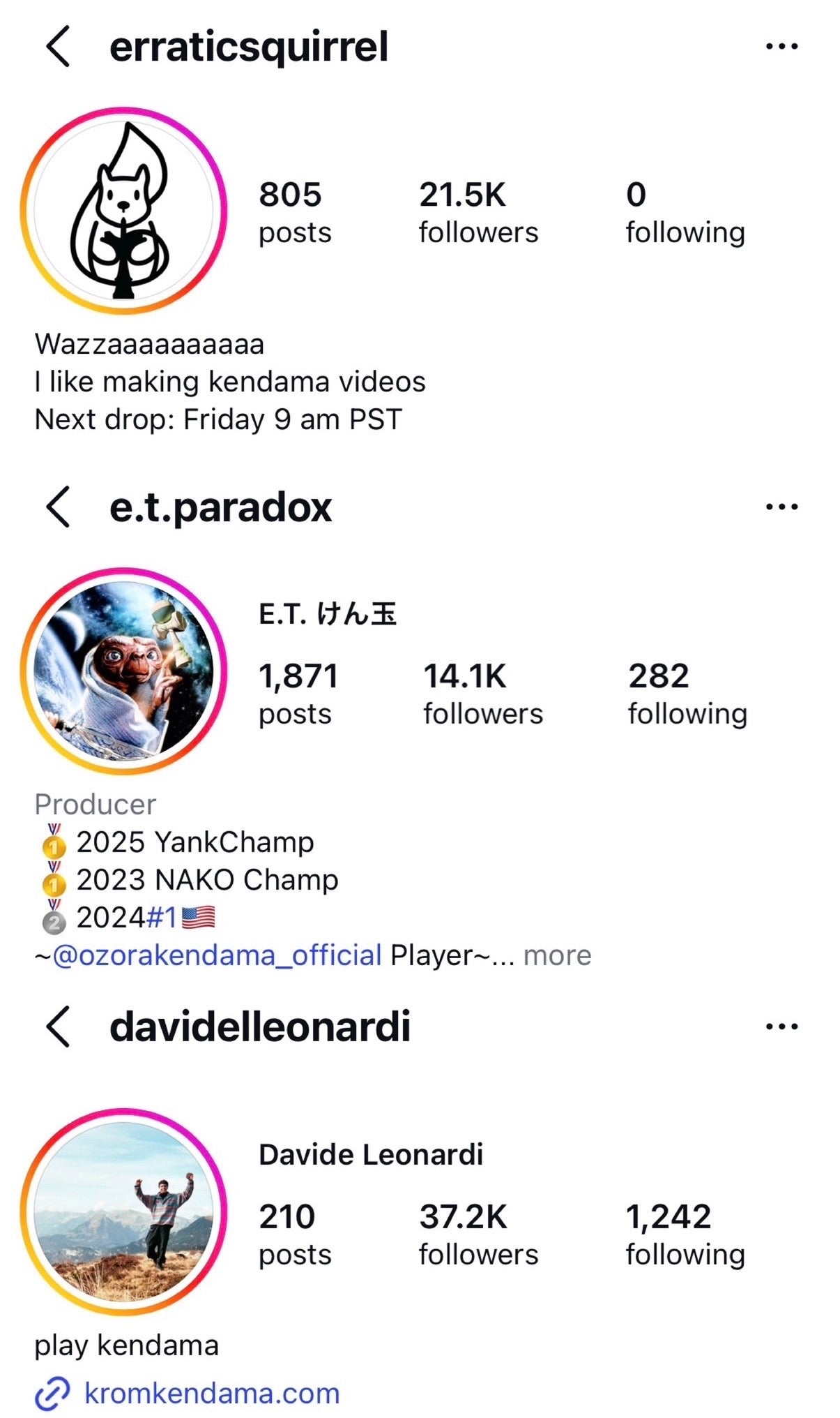 Top 3 Kendama Creators