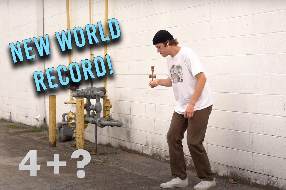Alex Mitchell Sets A New Kendama World Record!