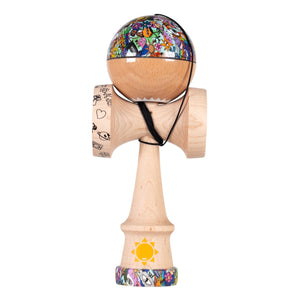 Crazy art on Lotus and Sol kendama.