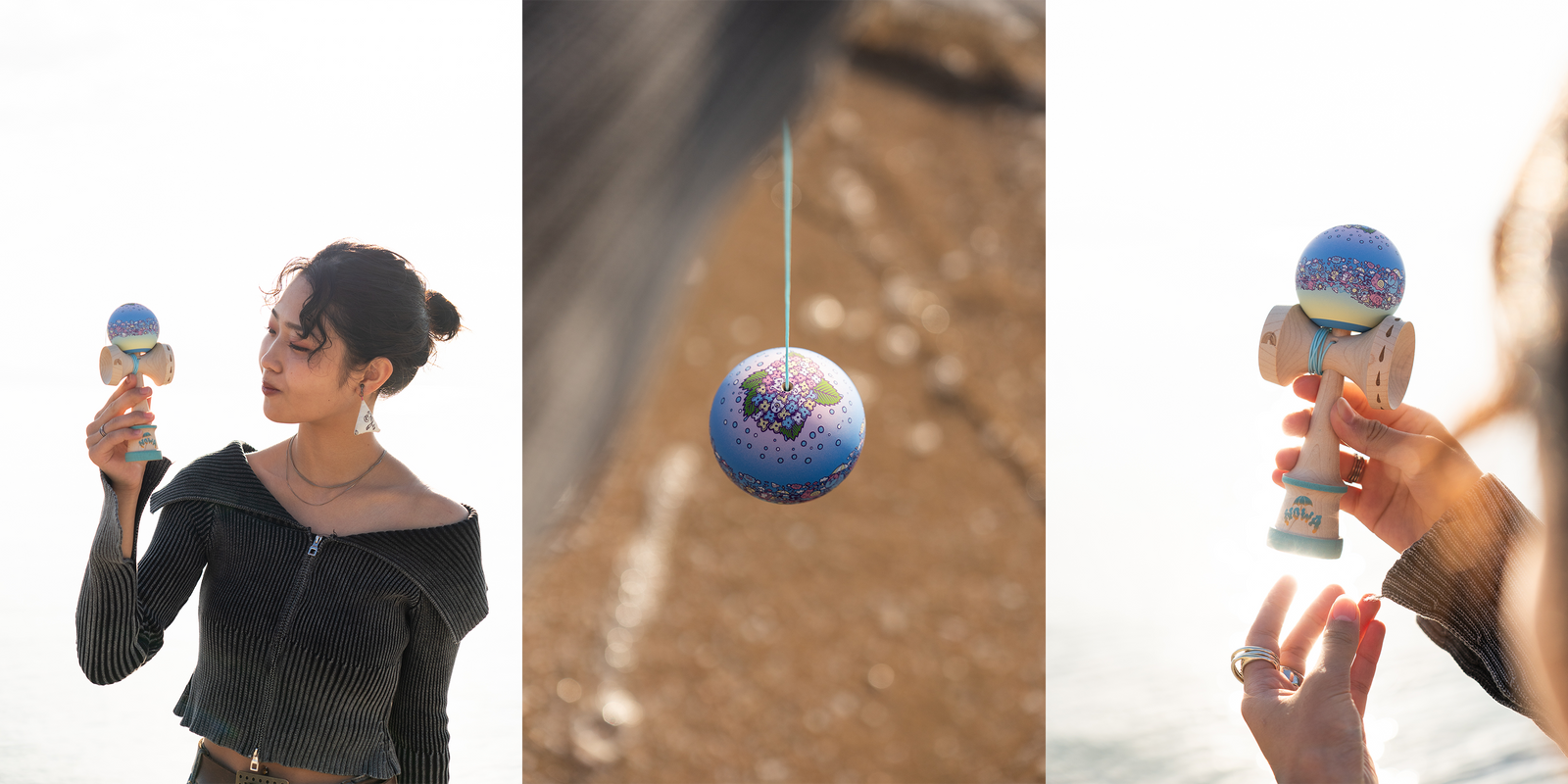 Three photos of Nowa's pro model.