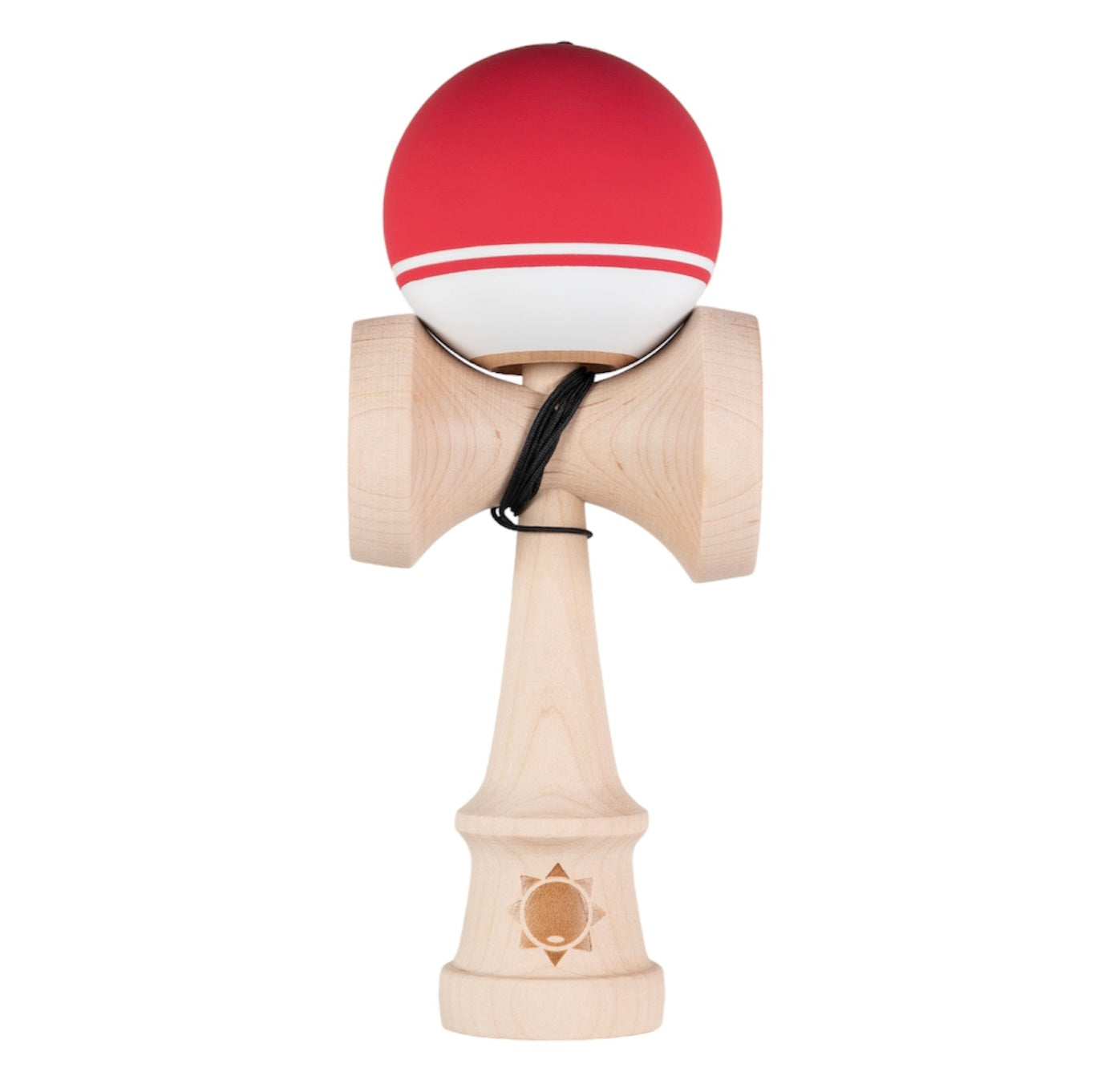 Sol Kendamas red Su Lab kendama.
