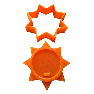 Sol logo 3D printed cookie cutter.